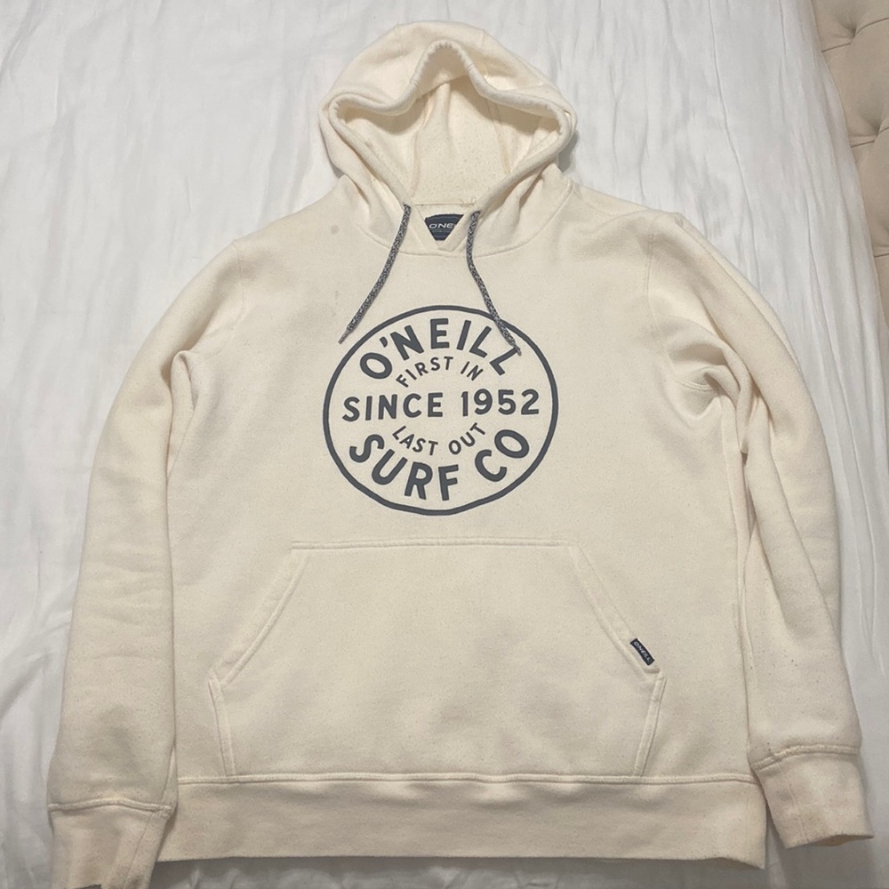Mens Oneill Cream Hoodie